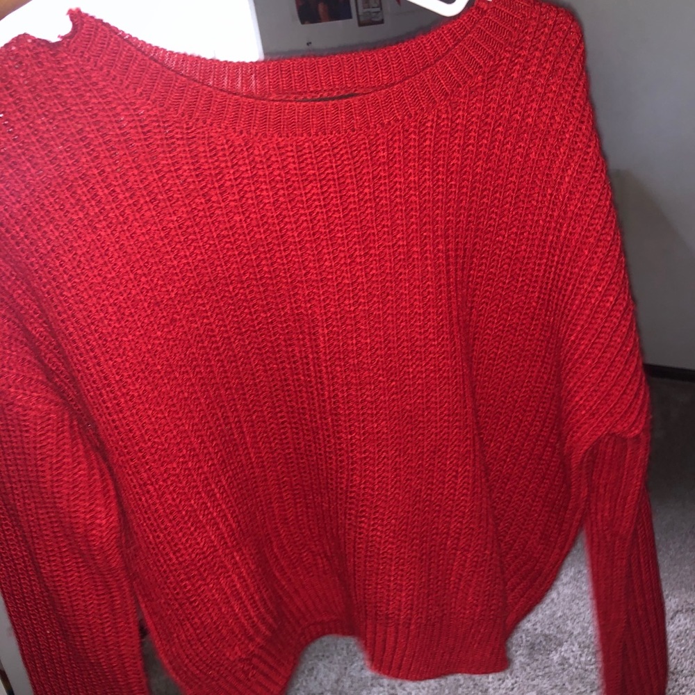 super cute crop sweater